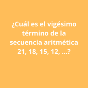 ejemplos de progresiones aritméticas 
