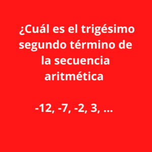 ejemplos de progresiones aritméticas 