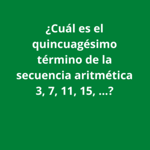 ejemplos de progresiones aritméticas 