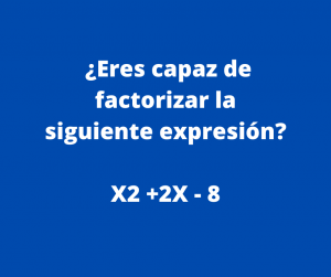 factorizar la expresion