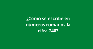 Numeros Romanos