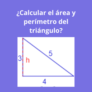 area de triangulo