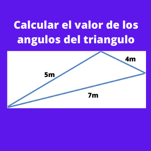 ejercicios de ley de cosenos