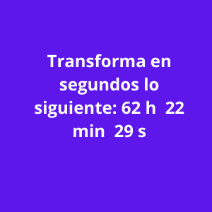 Unidad de medida del tiempo