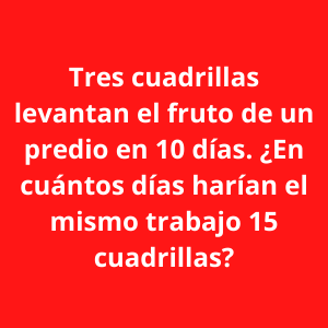 regla de tres