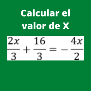 ecuacion de primer grado con una incognita