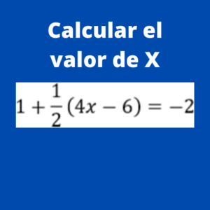 ecuacion de primer grado con una incognita