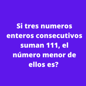 numeros consecutivos