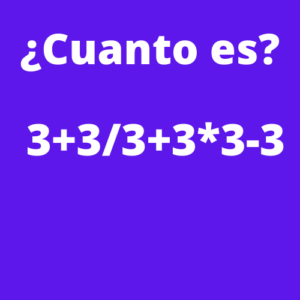 operaciones algebraicas básicas