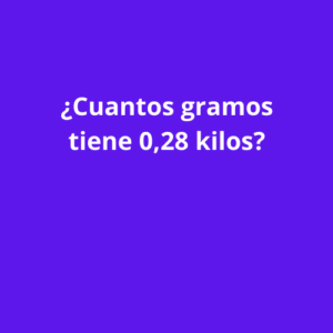 cuantos gramos tiene un kilo