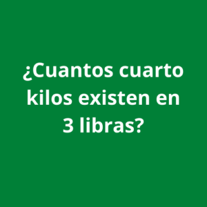 cuarto de kilo