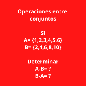 operacion con conjuntos