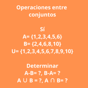 operacion con conjuntos