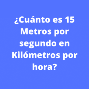 la velocidad
