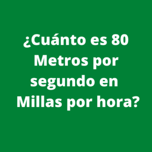 velocidad