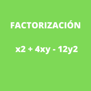 Como se factoriza una ecuacion